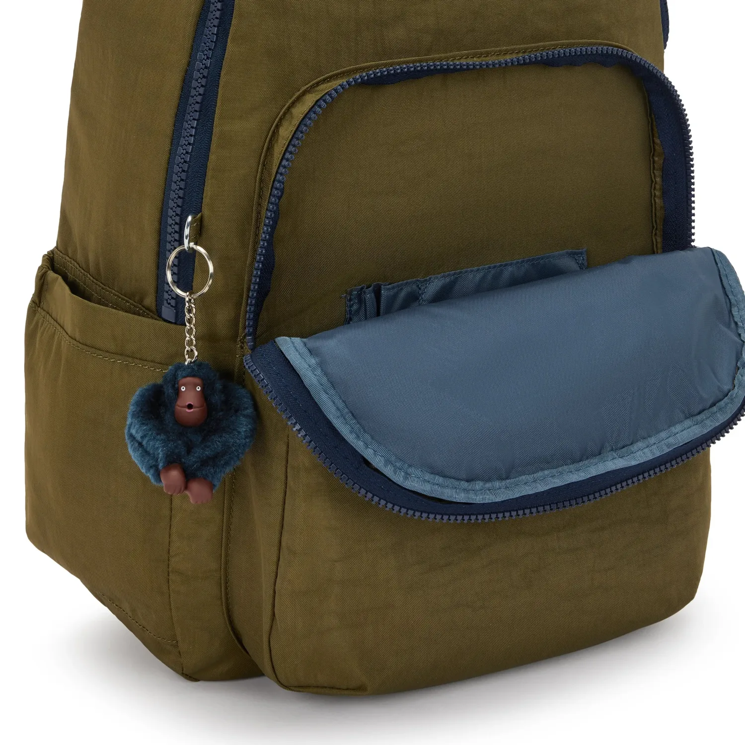 Kipling Seoul rugzak Groot Treasure Green 15 inch laptopvak