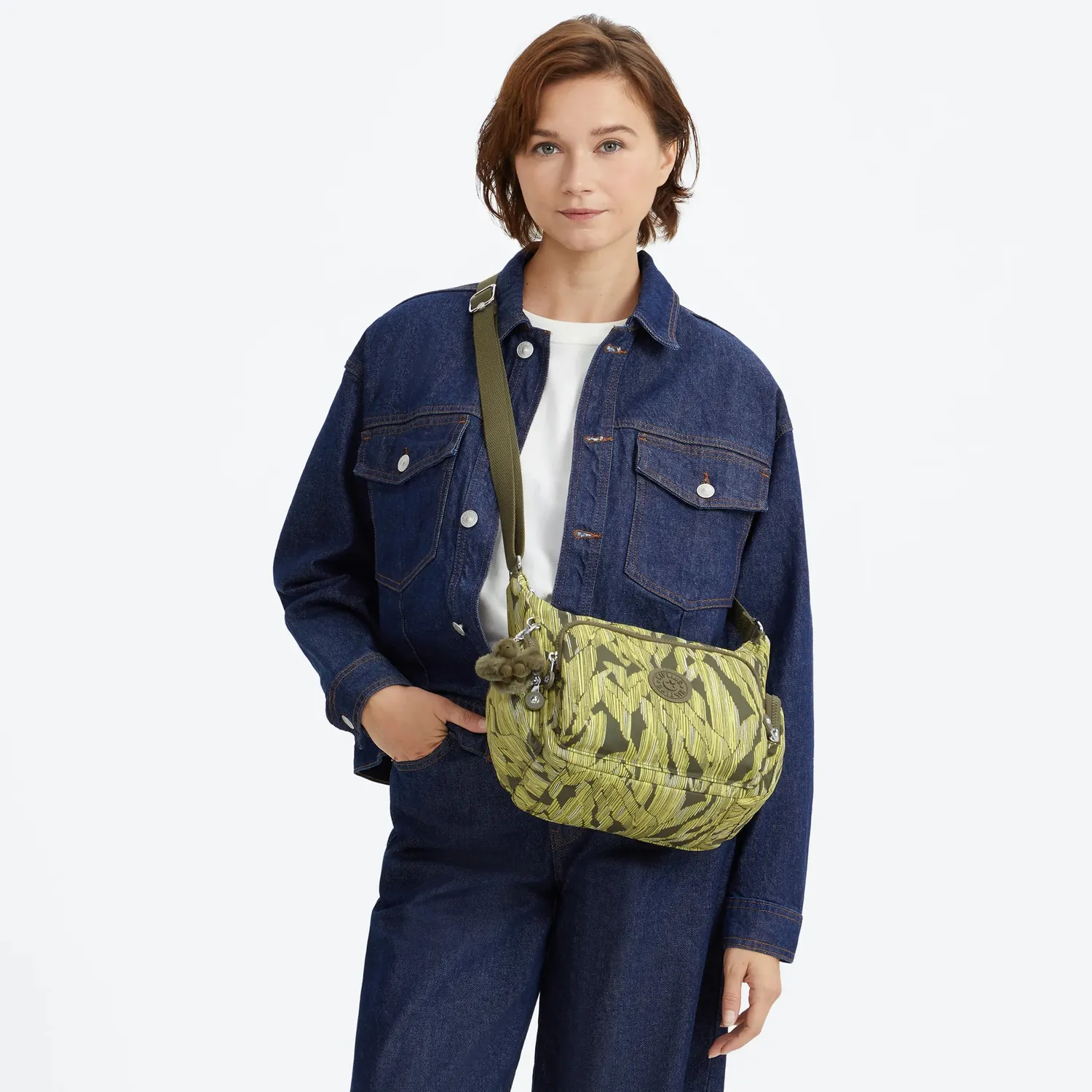 Kipling Gabb S crossbodytas Medium Sun Striped Grasses ritsvakken