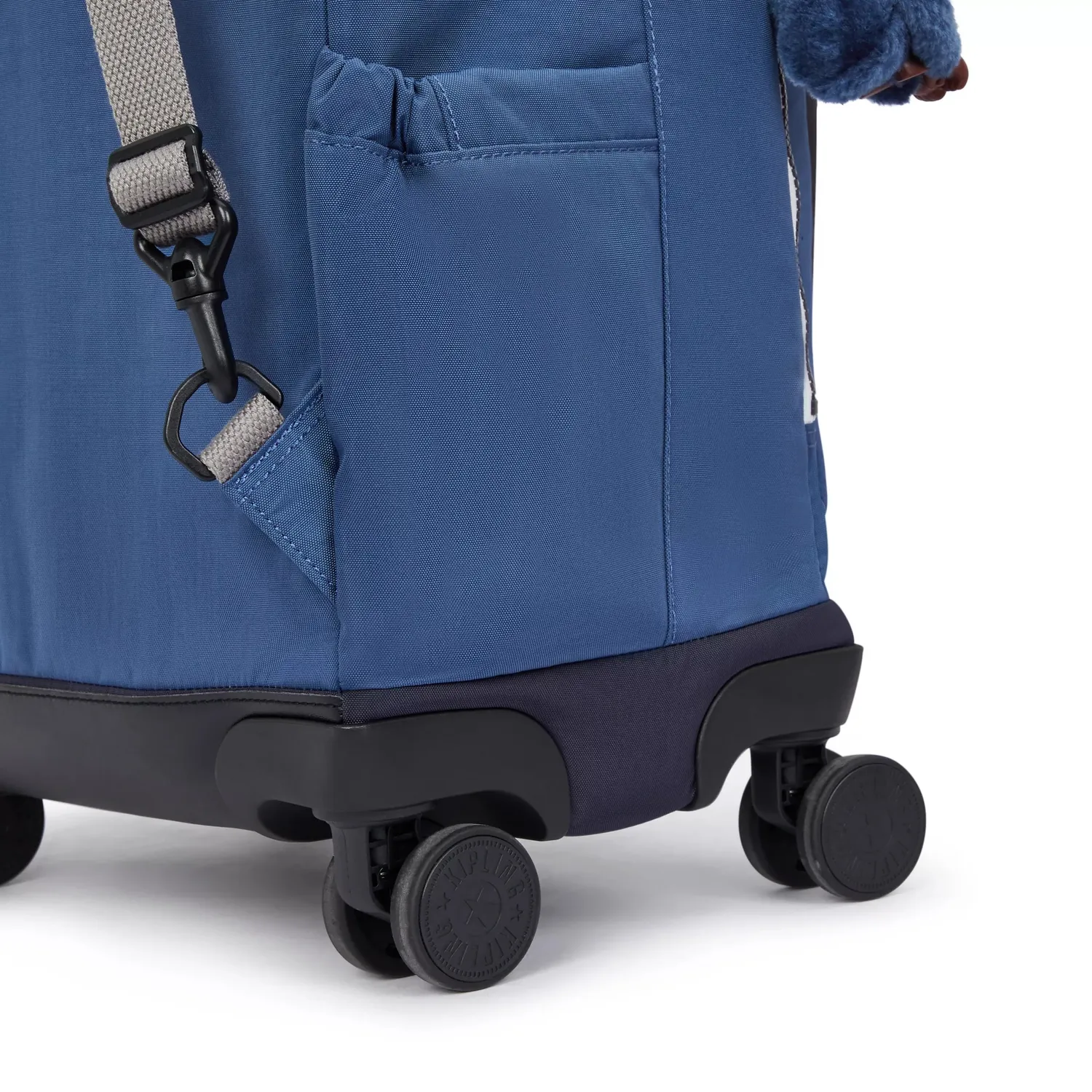 Kipling New Zea rugzak met wielen Fantasy Blue Block Groot vakken