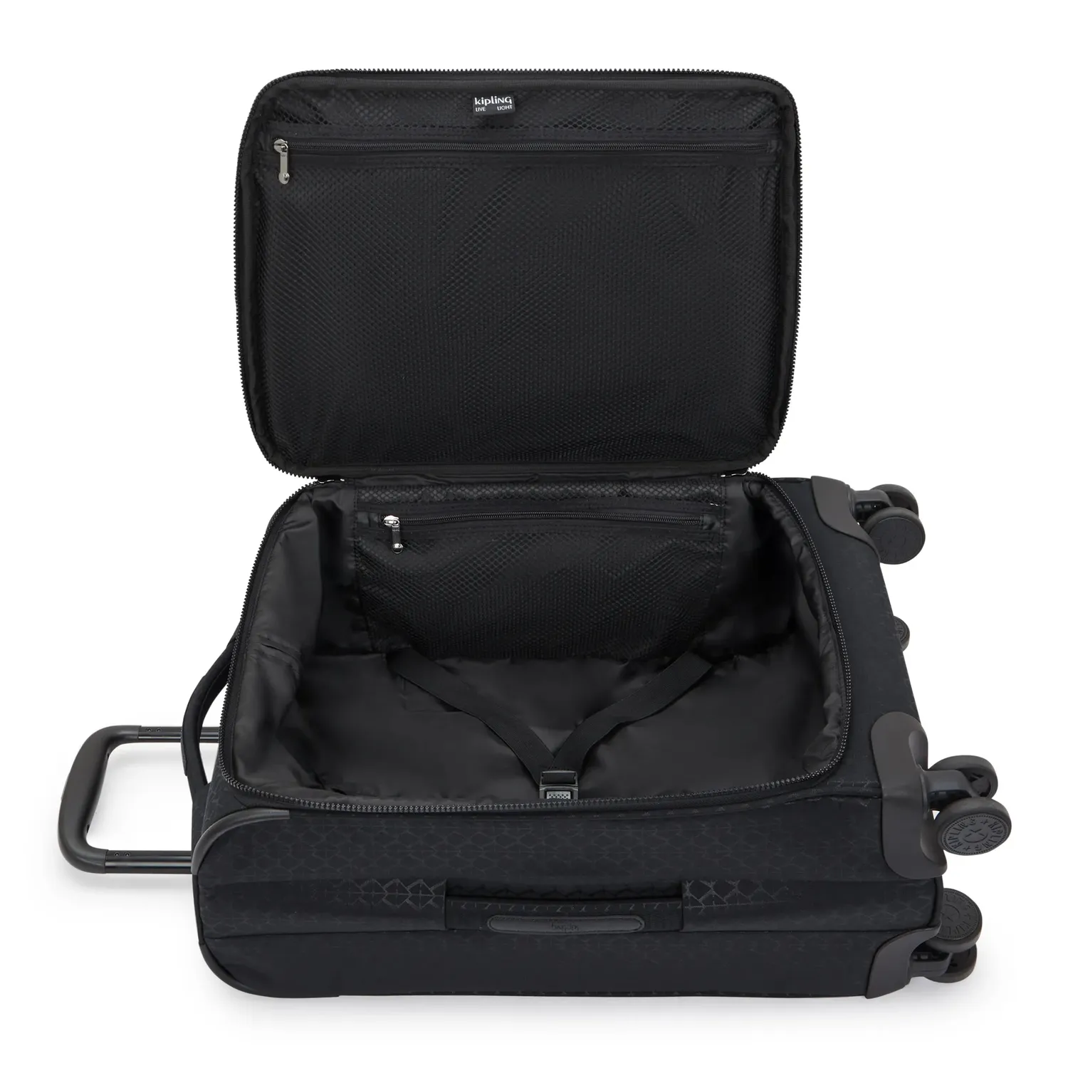 Kipling Youri Spin S koffer Signature Emb klein handbagage
