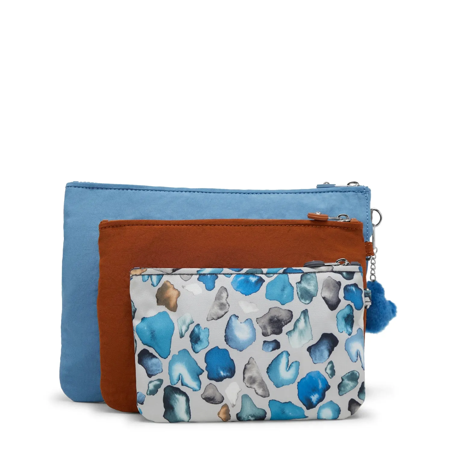 Kipling Iaka L Wristlet etui Vintage Blue polsbandje