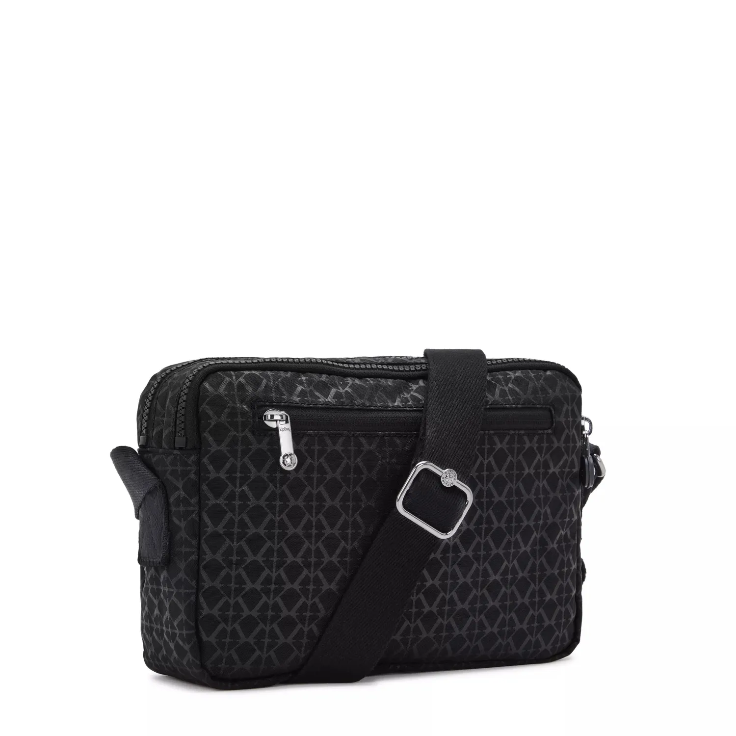 Kipling Abanu M crossbody tas Signature Emb medium met ritsvakken