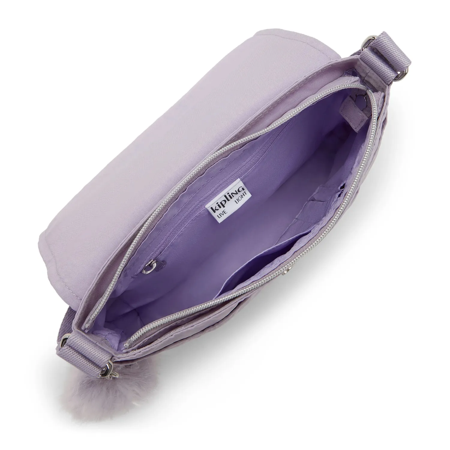 Kipling Siraz schoudertas Stylish Lilac medium met klep