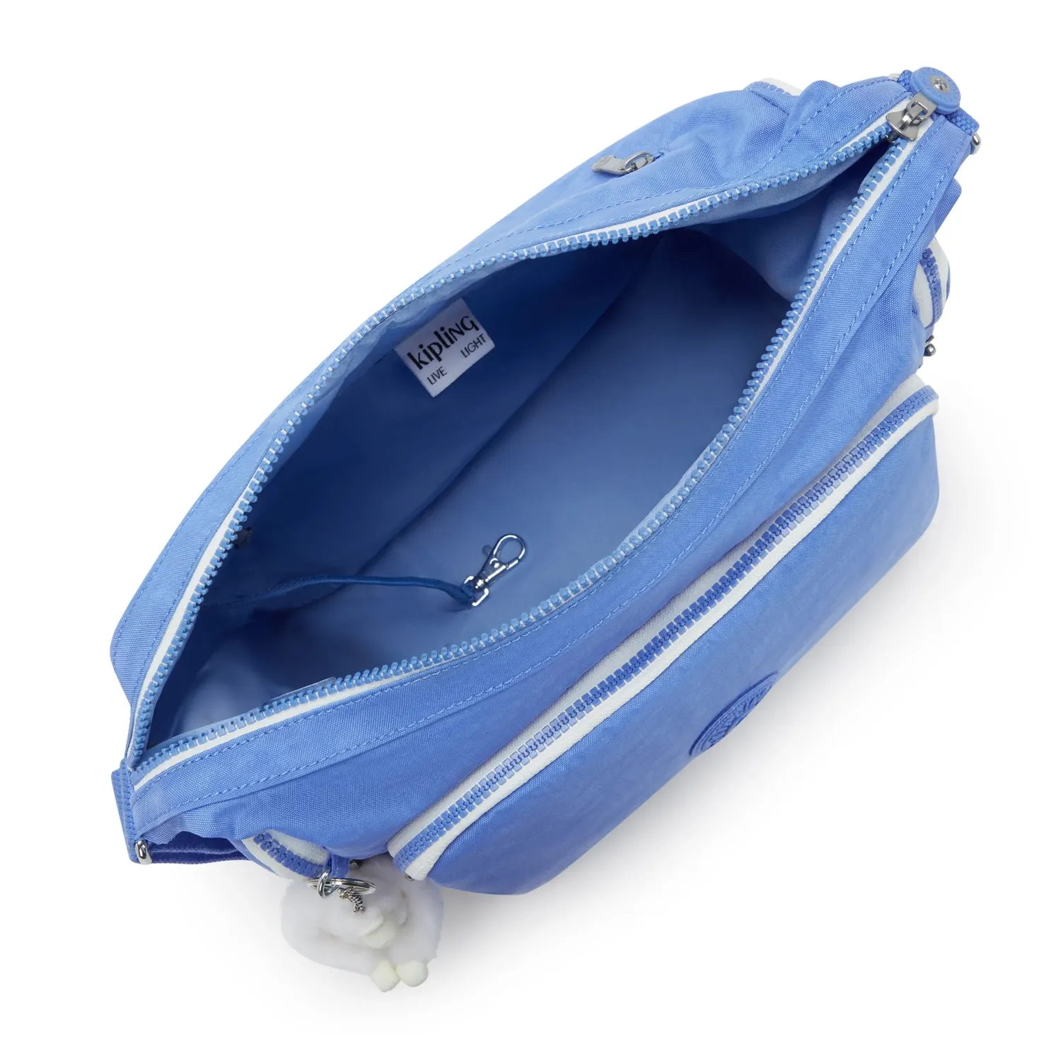 Kipling Gabb crossbodytas Groot Cocktail Blue lichtgewicht