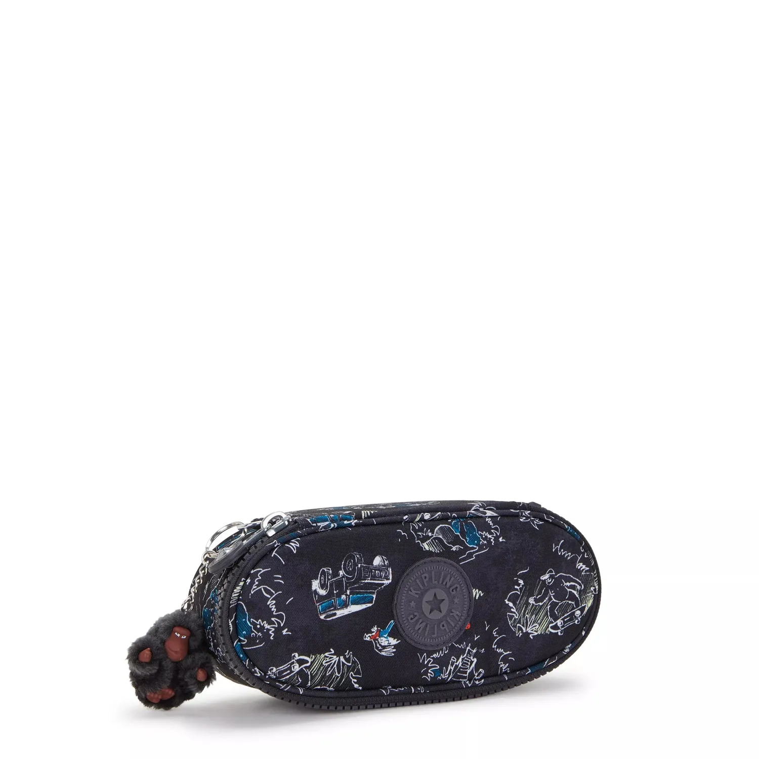 Kipling Duobox etui Medium Jungle Fun Race waterafstotend