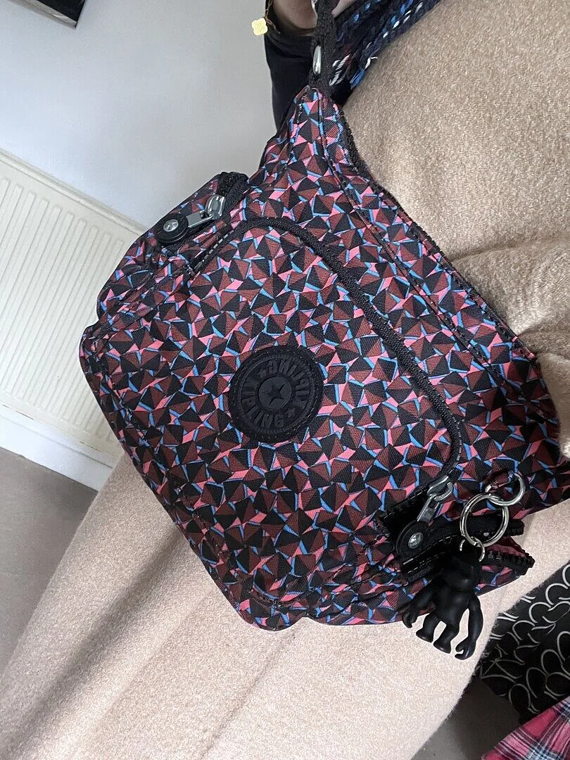 Kipling Gabbie Mini tasje Klein Mineral Stripes waterafstotend