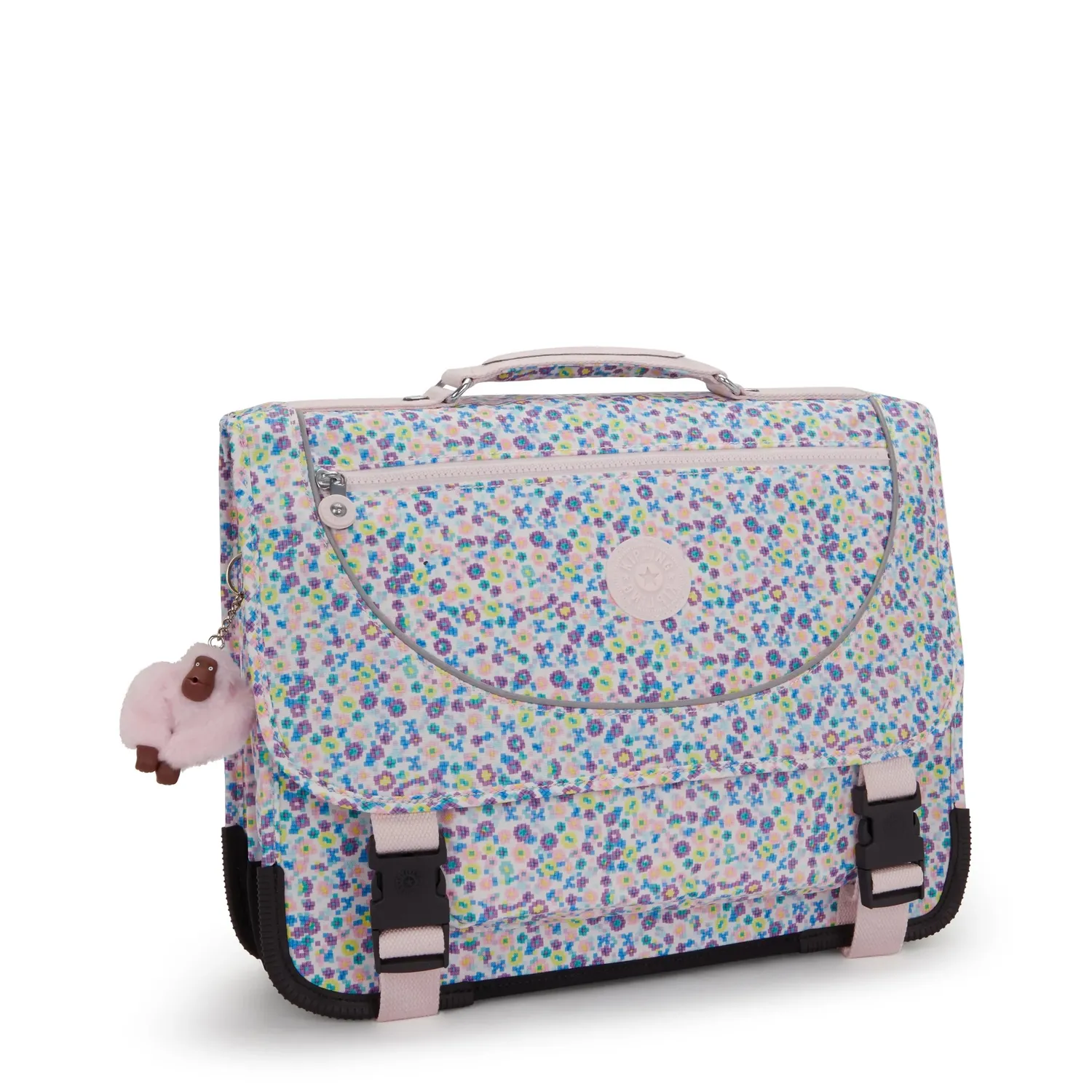 Kipling Preppy schoolrugzak Medium Digi Flower Print bloemen