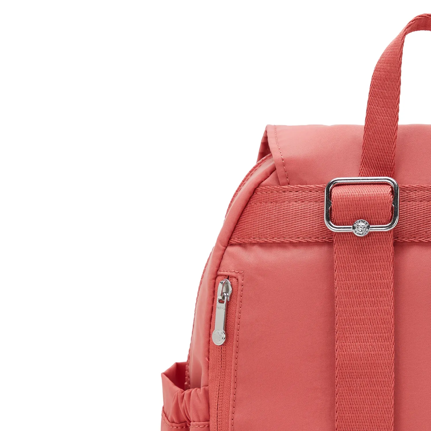 Kipling City Pocket S rugzak Misty Pink klein klepsluiting