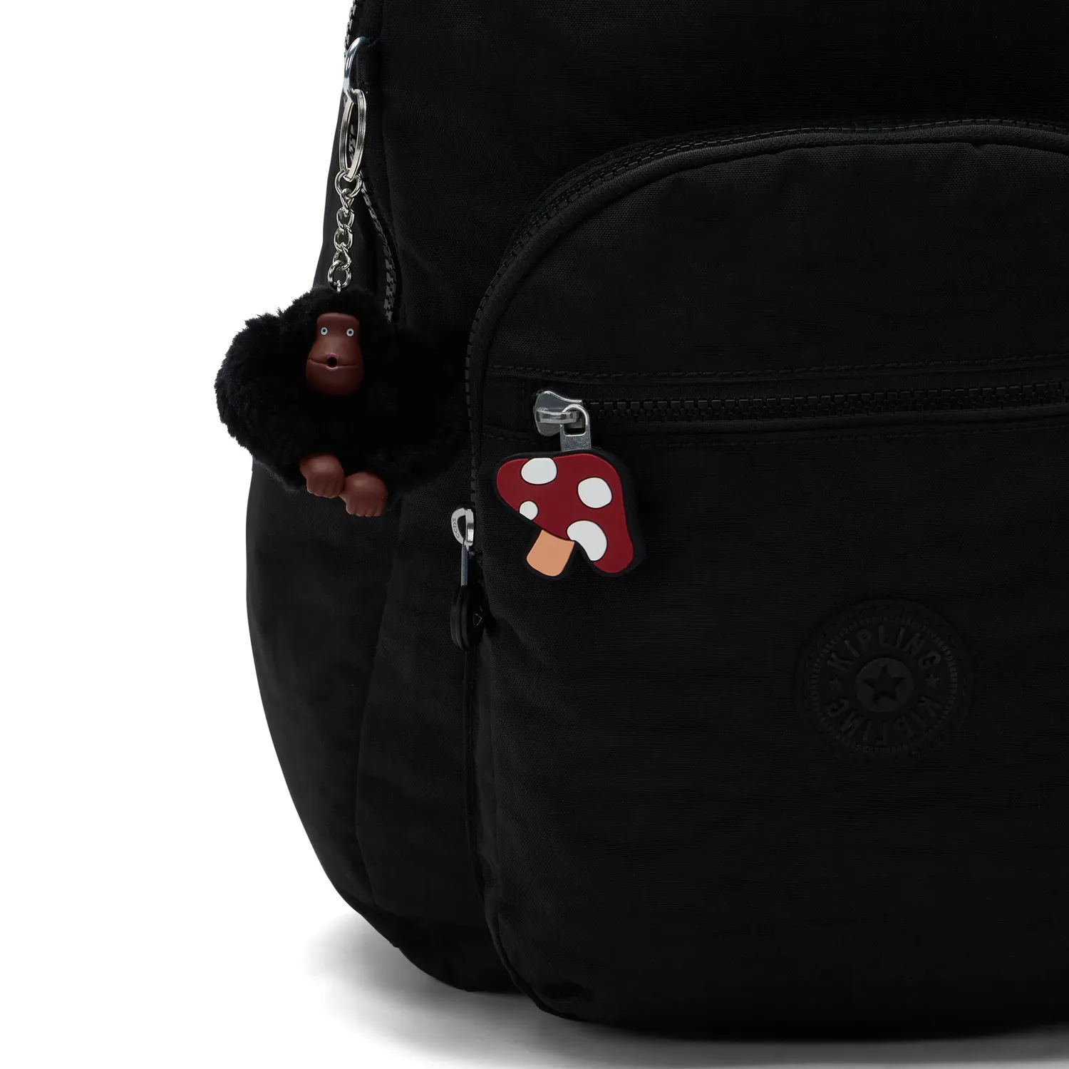 Kipling Mushroom Puller ritstrekker Multicolor Extra klein paddenstoel