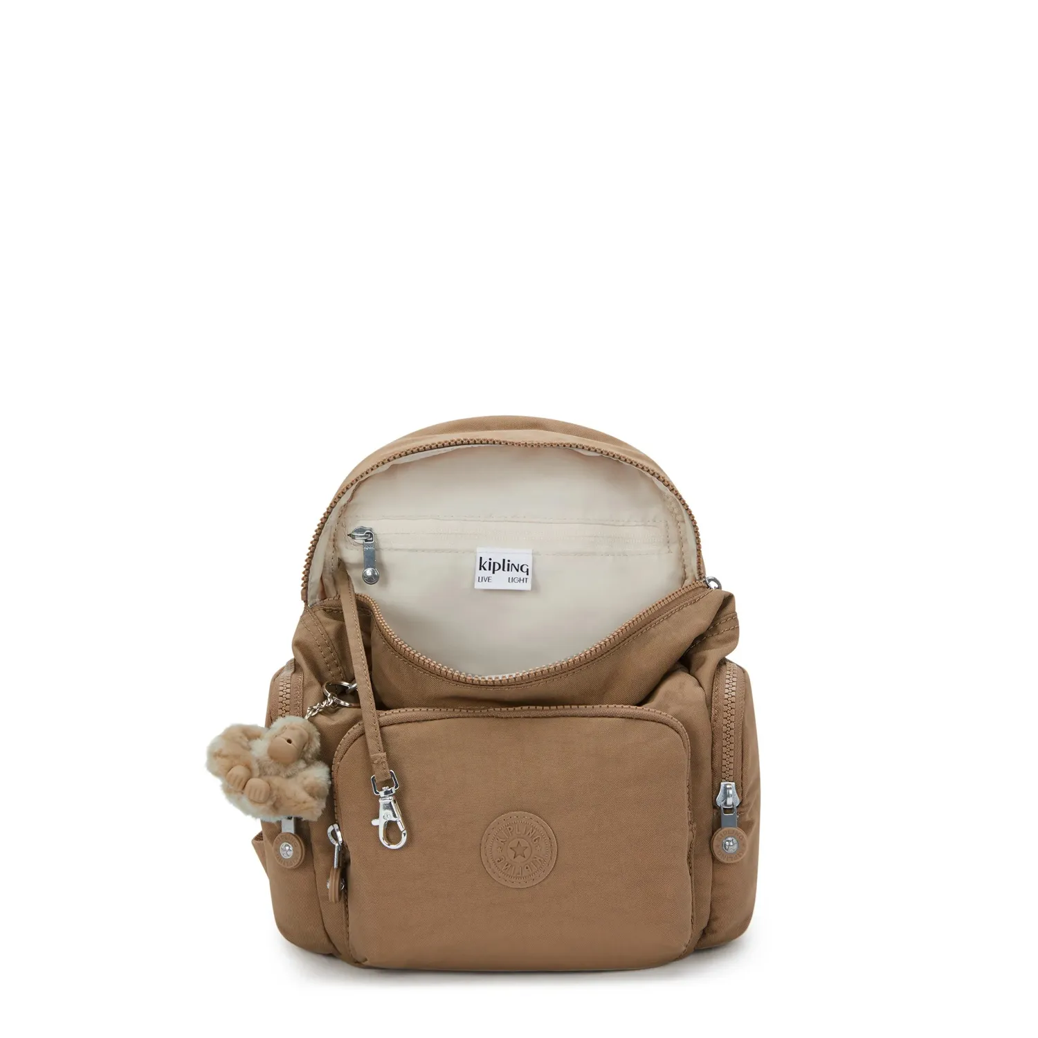 Kipling City Zip Mini rugzak Early Tan neutraal