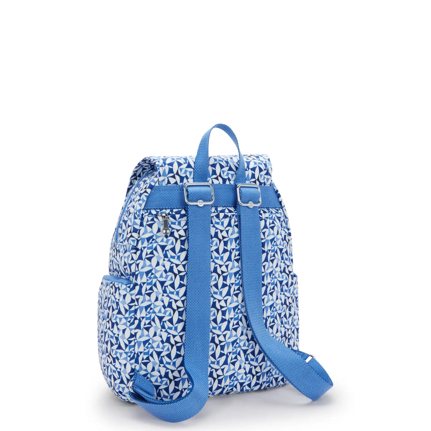 Kipling City Zip S rugzak Crazy Leaves klein met sleutelkoord
