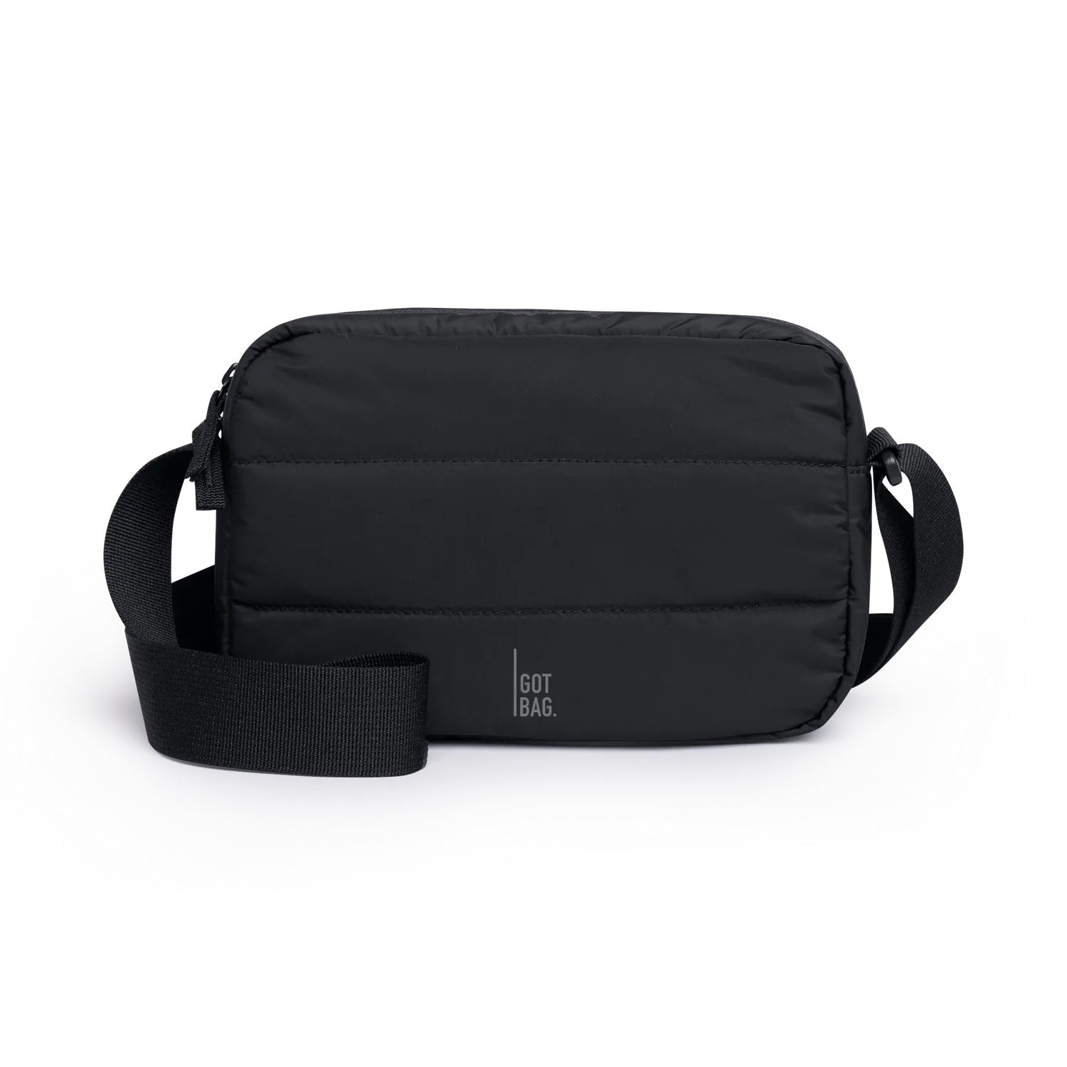 Got Bag Puffer crossbody tas black monochrome gerecycled