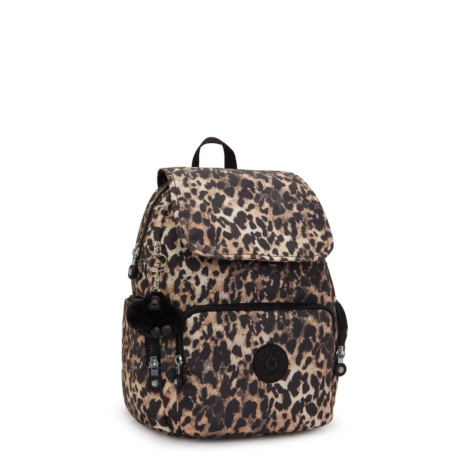 Kipling City Zip S rugzak Klein Wild Leopard compact