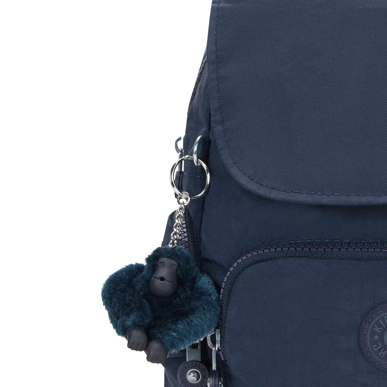 Kipling City Zip Mini rugzak Blue Bleu 2 compact