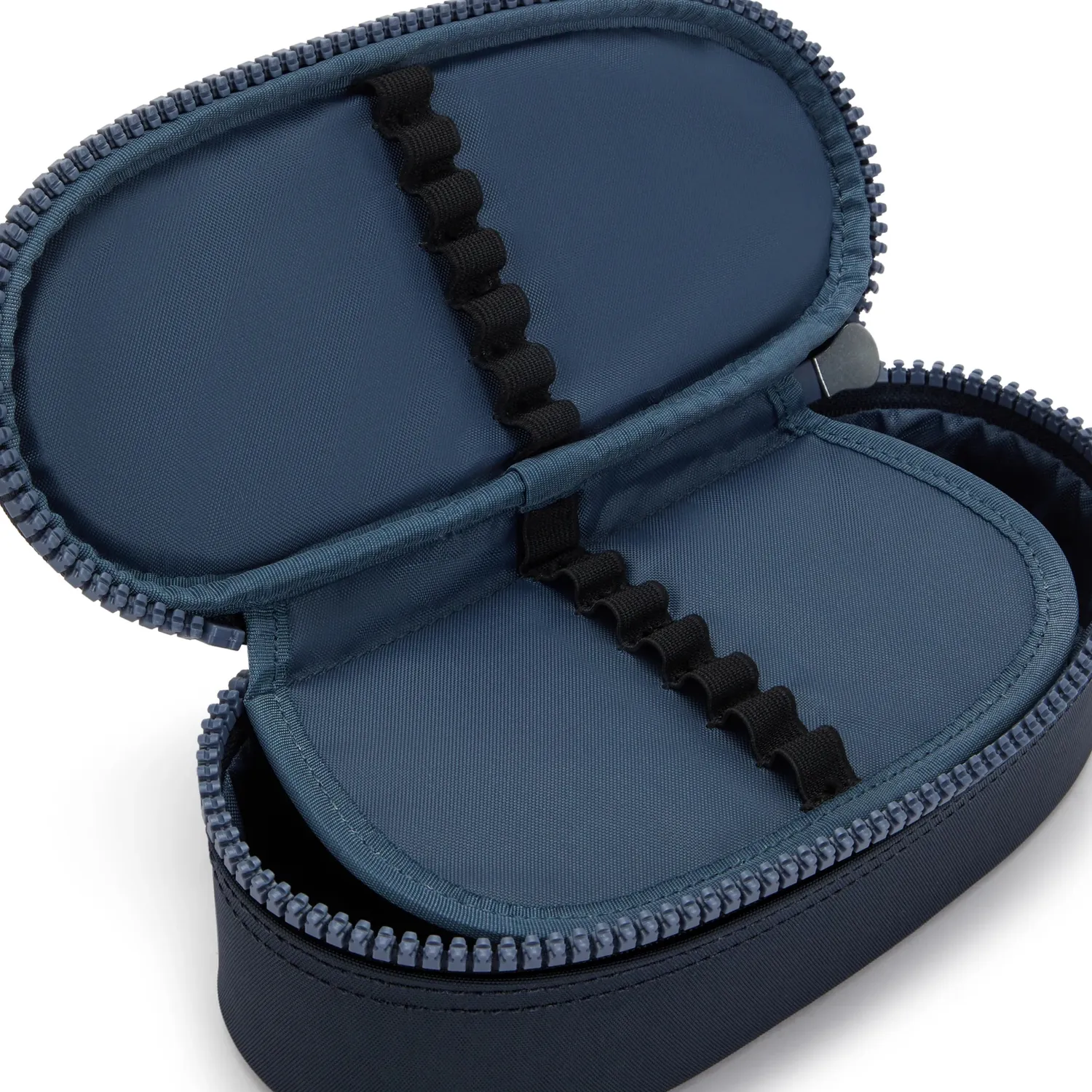 Kipling Duobox pennenzak Medium Game Grey waterafstotend