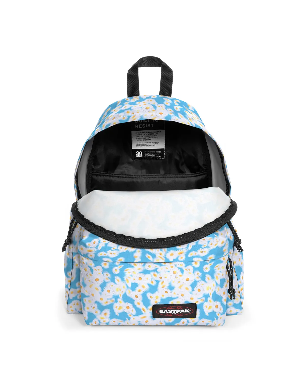 Eastpak Day Pak'r rugzak bloemen blauw 14 inch waterafstotend