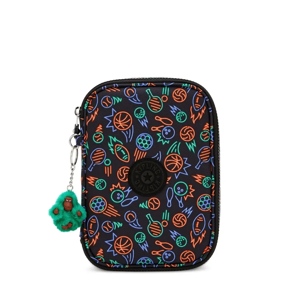 Kipling 100 Pens pennenzak Groot Sport Doodle waterafstotend