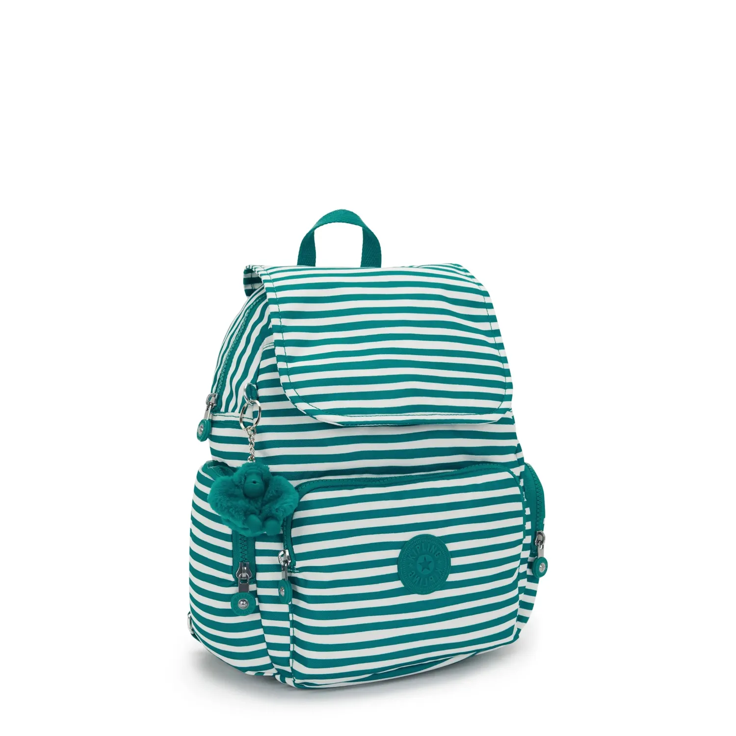 Kipling City Zip S rugzak Klein Parasol Stripes met vakken