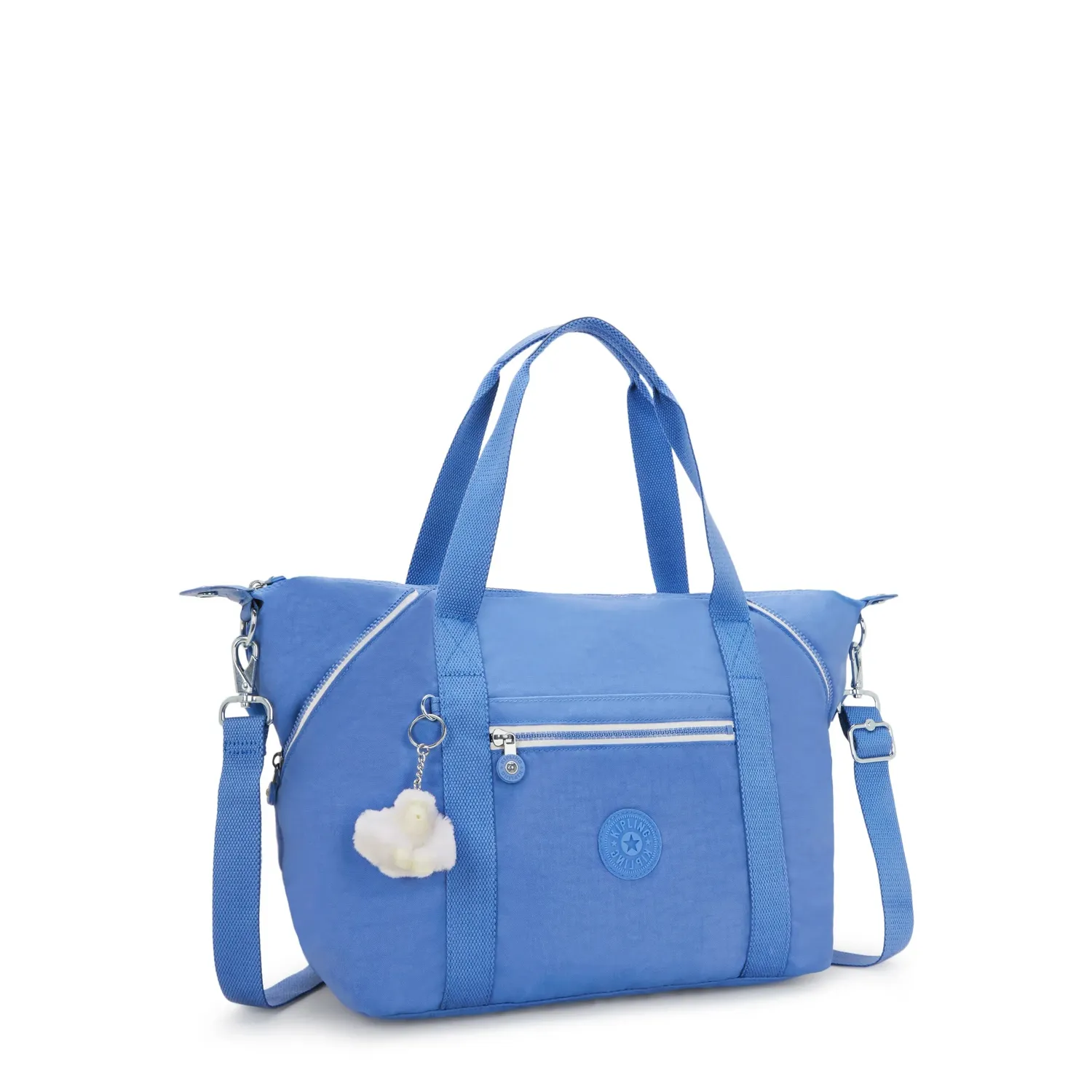 Kipling Art schoudertas medium cocktail blue licht