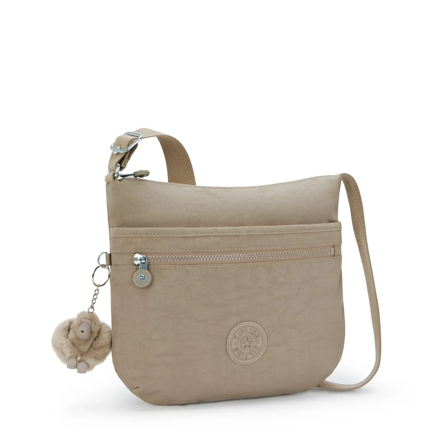 Kipling Arto schoudertas Medium Soft Taupe taupe