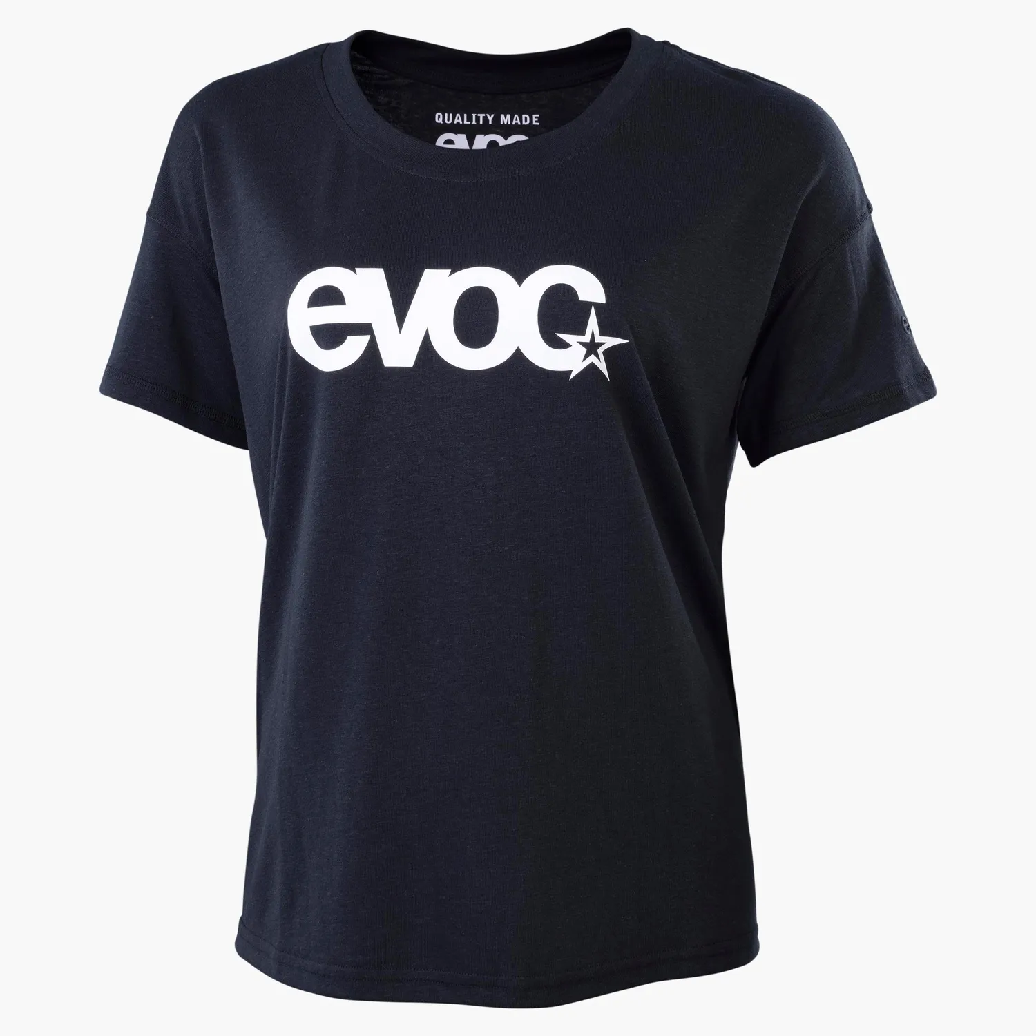 Evoc Logo Women T-shirt zwart dames hennep