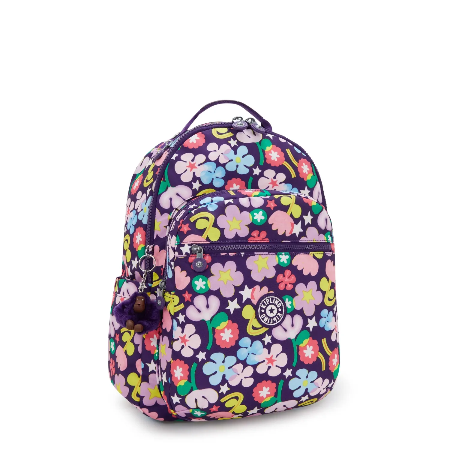 Kipling Seoul rugzak groot Fairy Flower 15 inch laptopvak