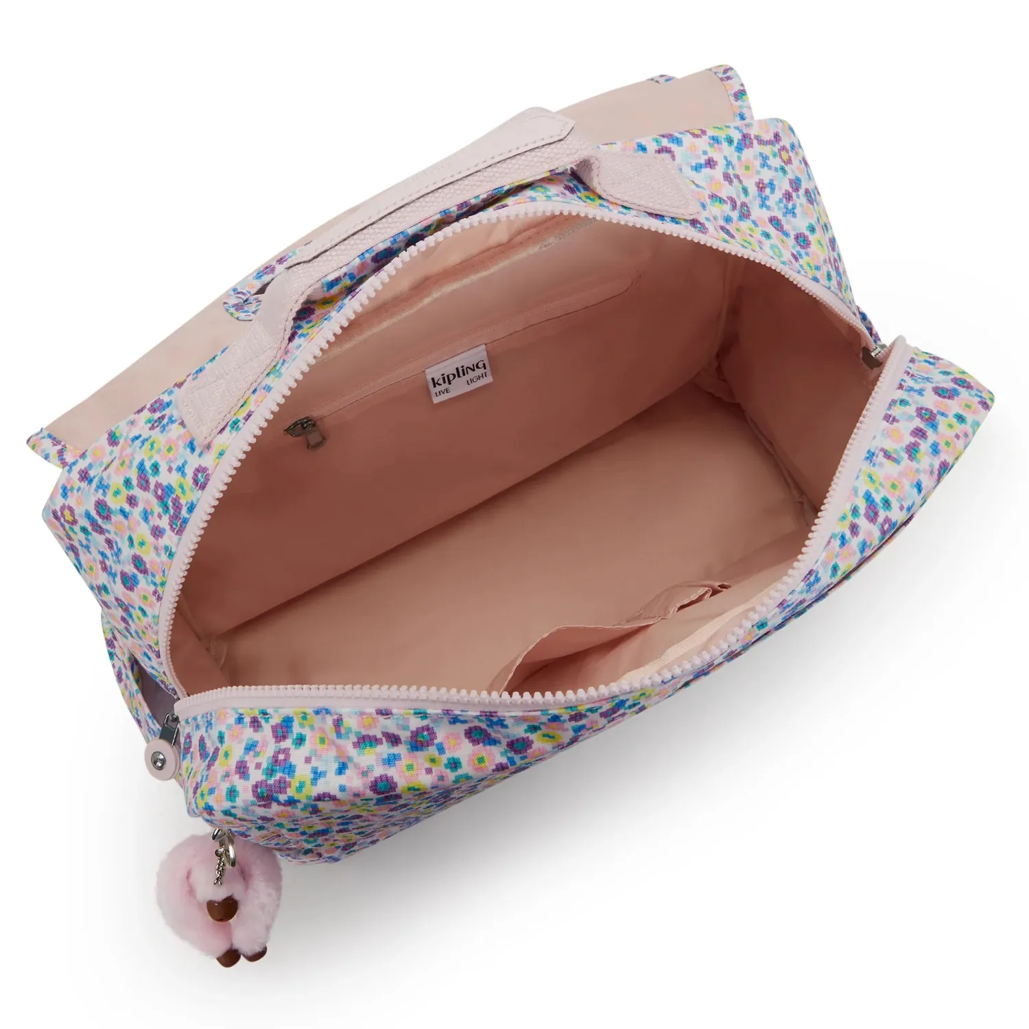 Kipling Codie M rugzak Digi Flower Medium A4