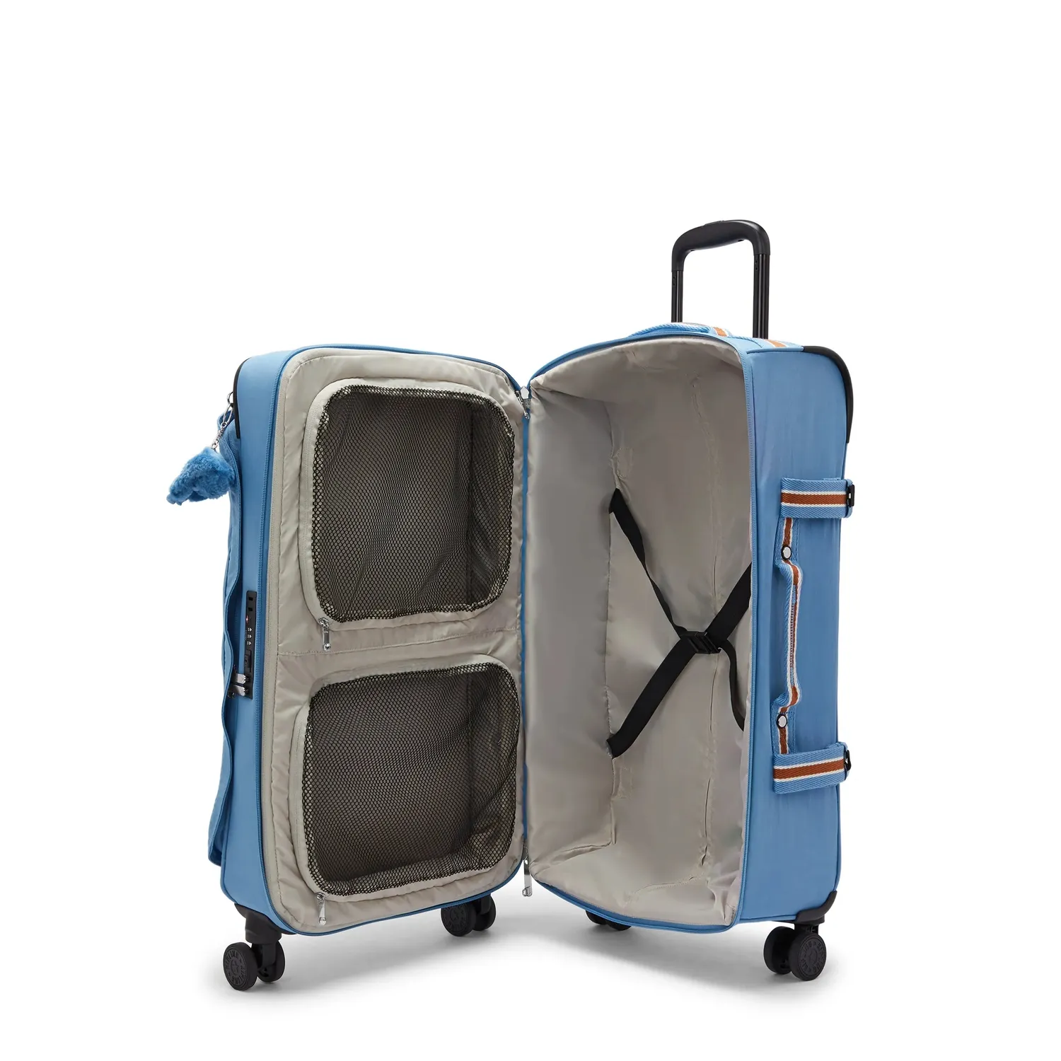 Kipling Spontaneous M koffer Medium Vintage Blue reiskoffer