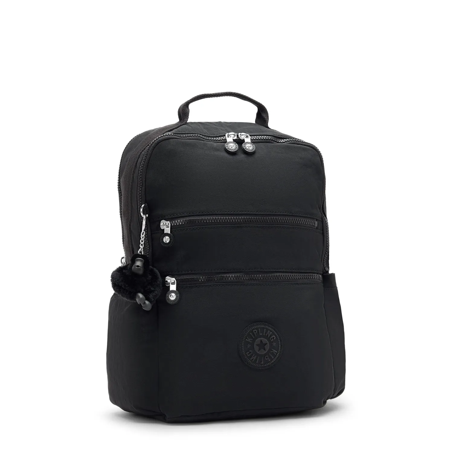 Kipling Biana rugzak Black Noir groot laptopvak