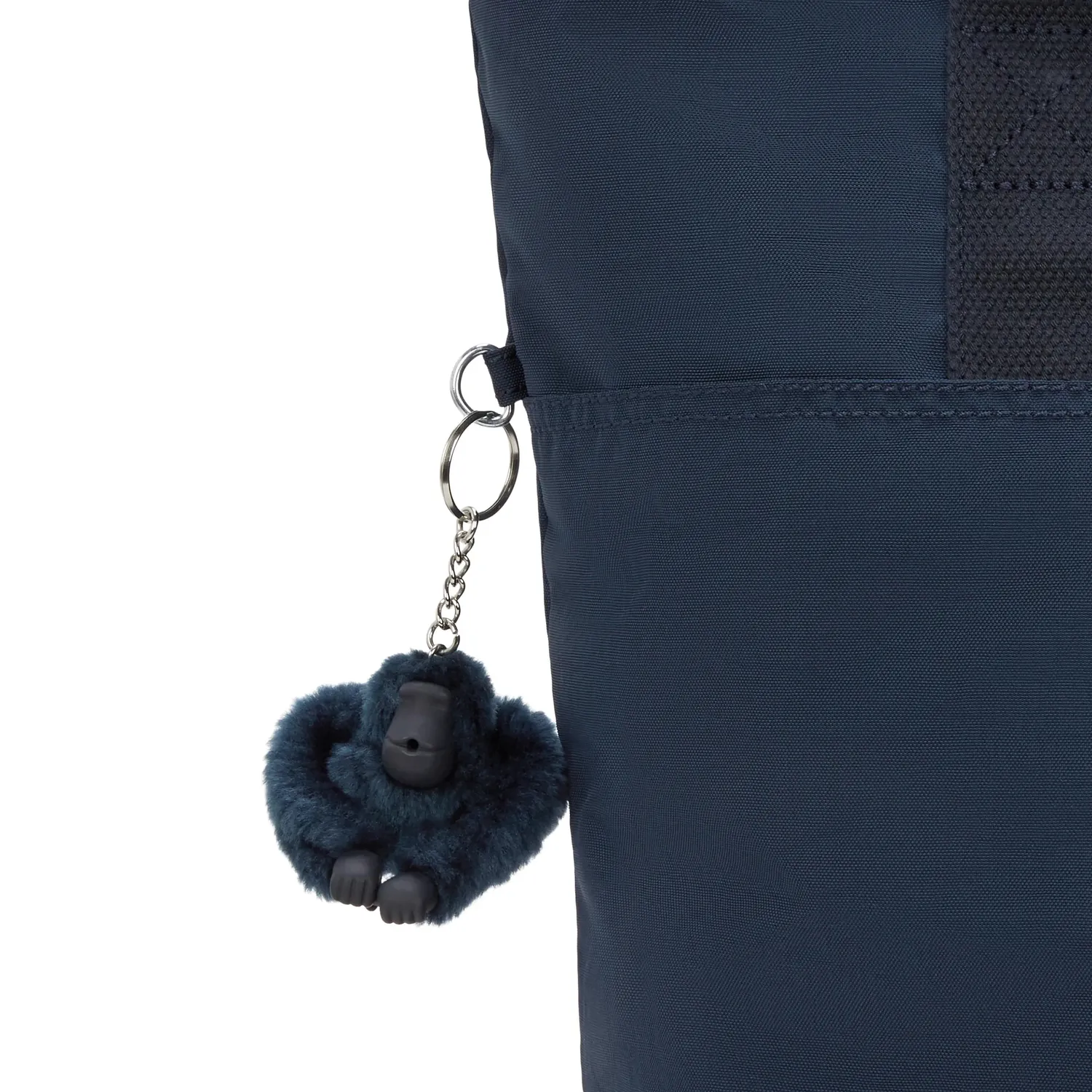 Kipling Hanifa schoudertas Groot Blue Bleu 2 laptopvak