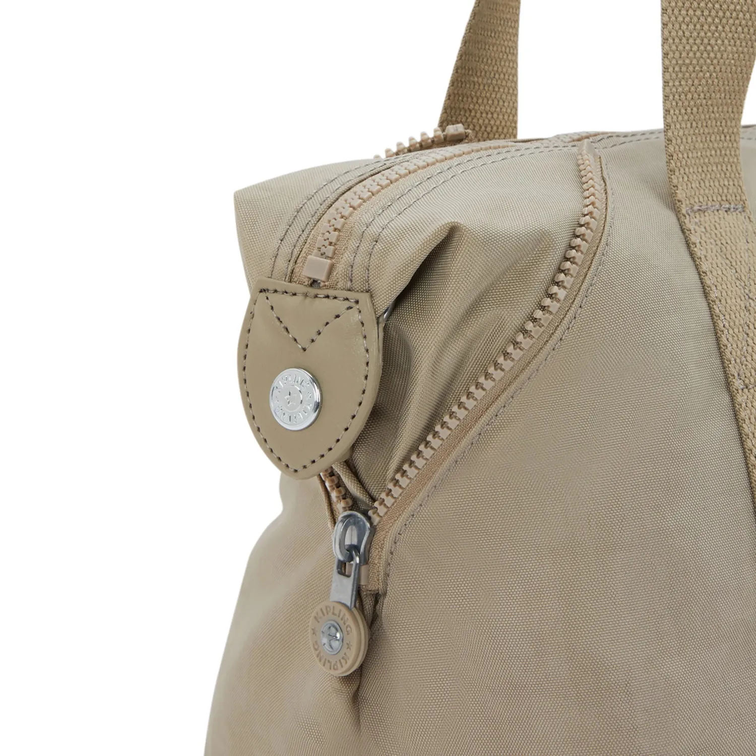 Kipling Art Mini schoudertas Soft Taupe klein waterafstotend
