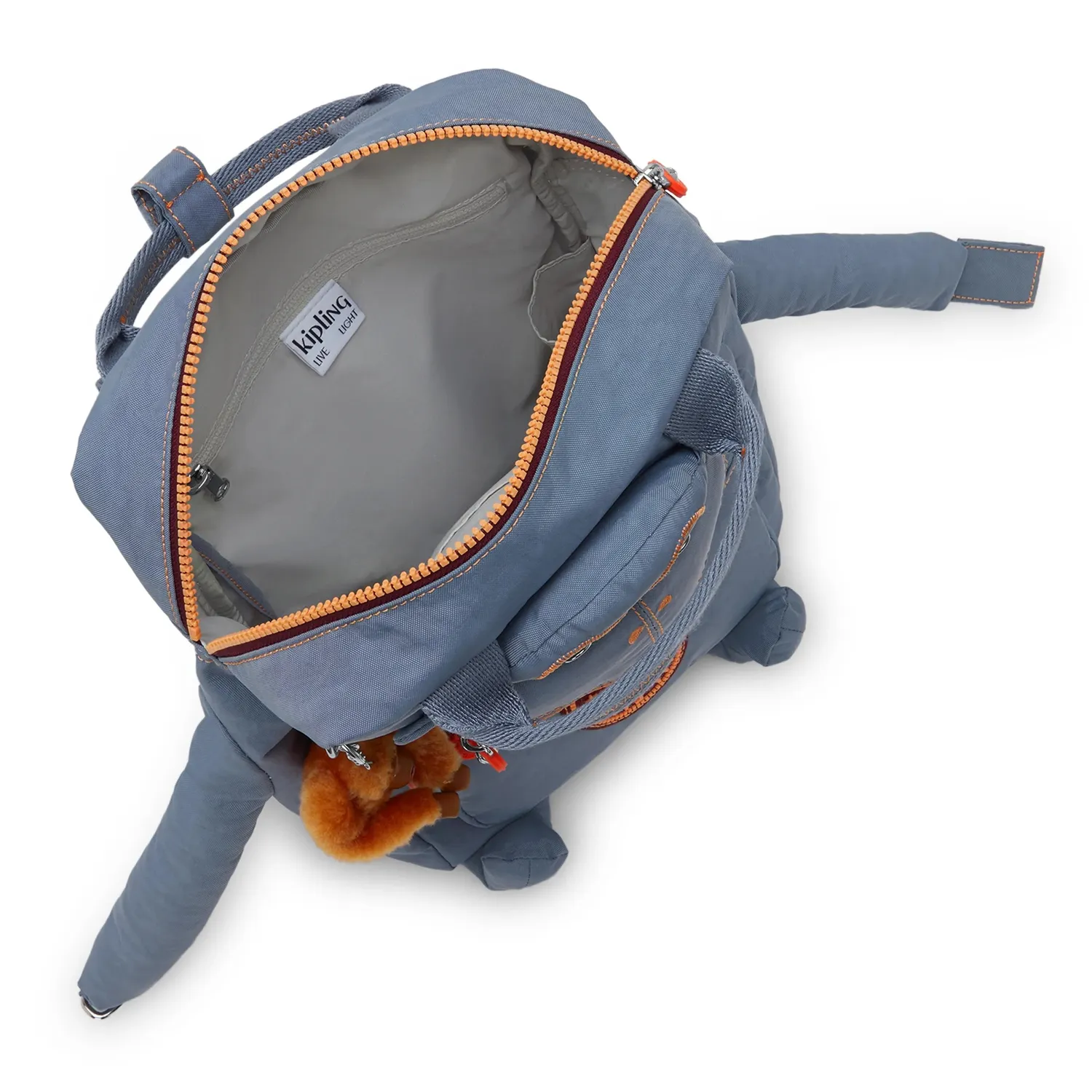 Kipling Jane Energy rugzak Medium Energy Blue flessenhouder
