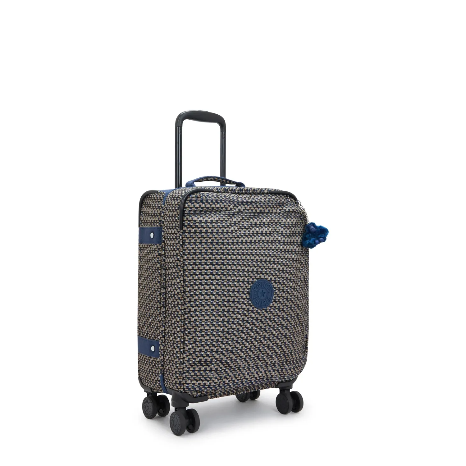 Kipling Spontaneous S Koffer Klein Blue on Wire lichtgewicht