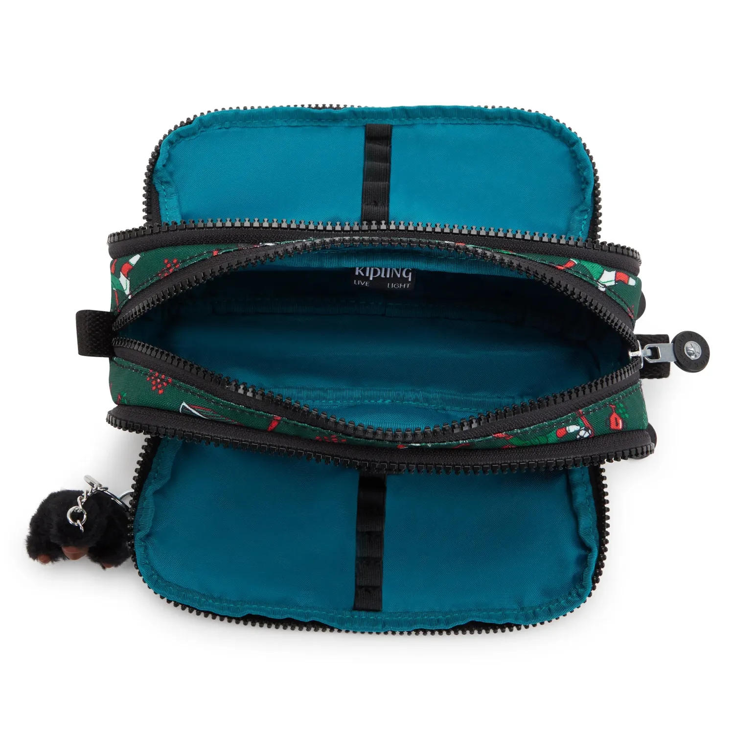 Kipling Gitroy pennenetui Groot Soccer Print voetbal
