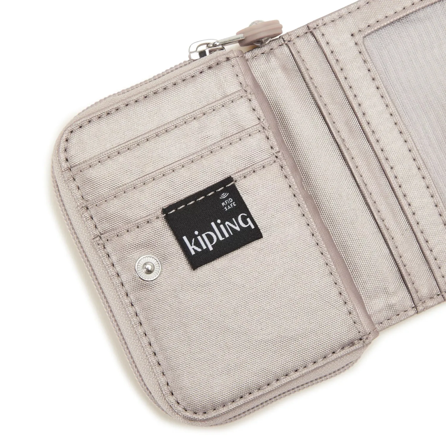Kipling Tops portemonnee Metallic Glow klein – glanzend
