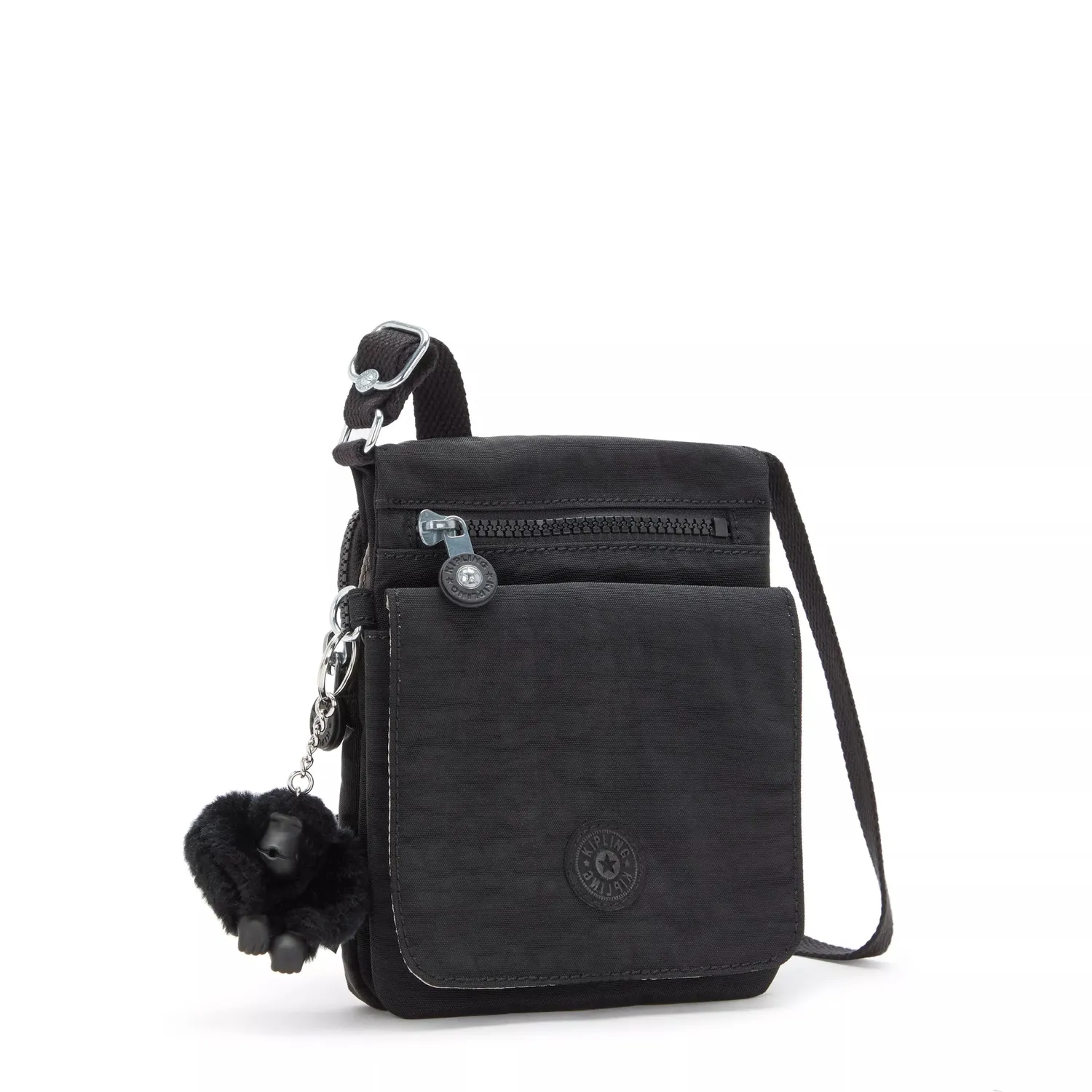 Kipling New Eldorado crossbody tas Black Noir klein licht