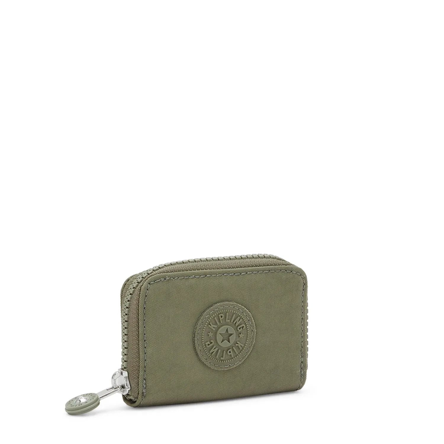 Kipling Cash Buddy portemonnee Almost Sage klein met rits