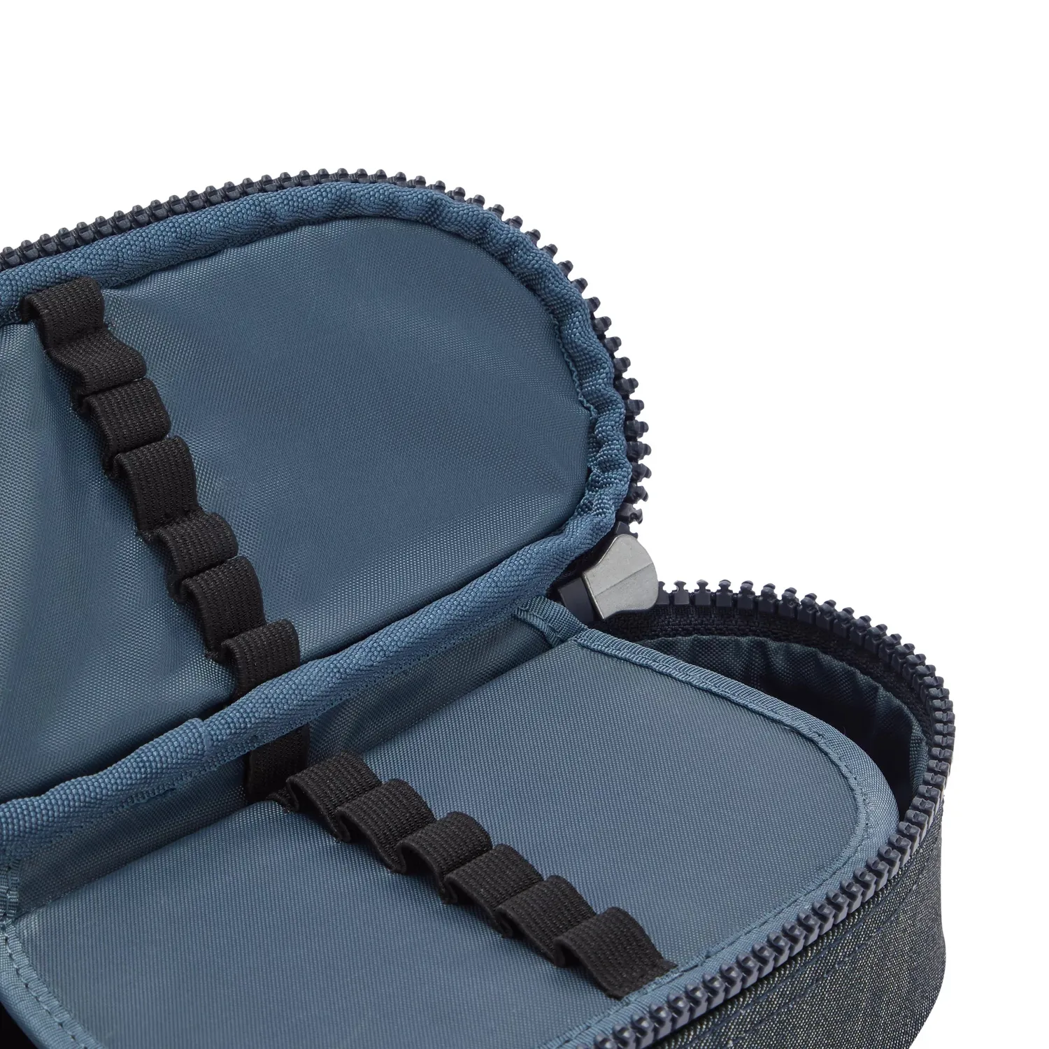 Kipling Duobox pennenetui Medium Marine Navy waterafstotend