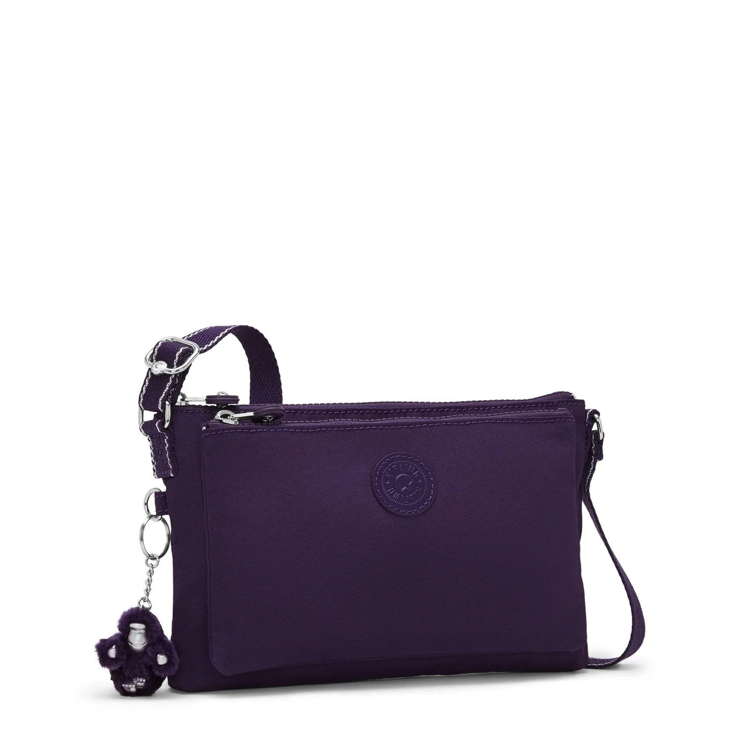 Kipling Mikaela schoudertas klein Regal Plum pruim