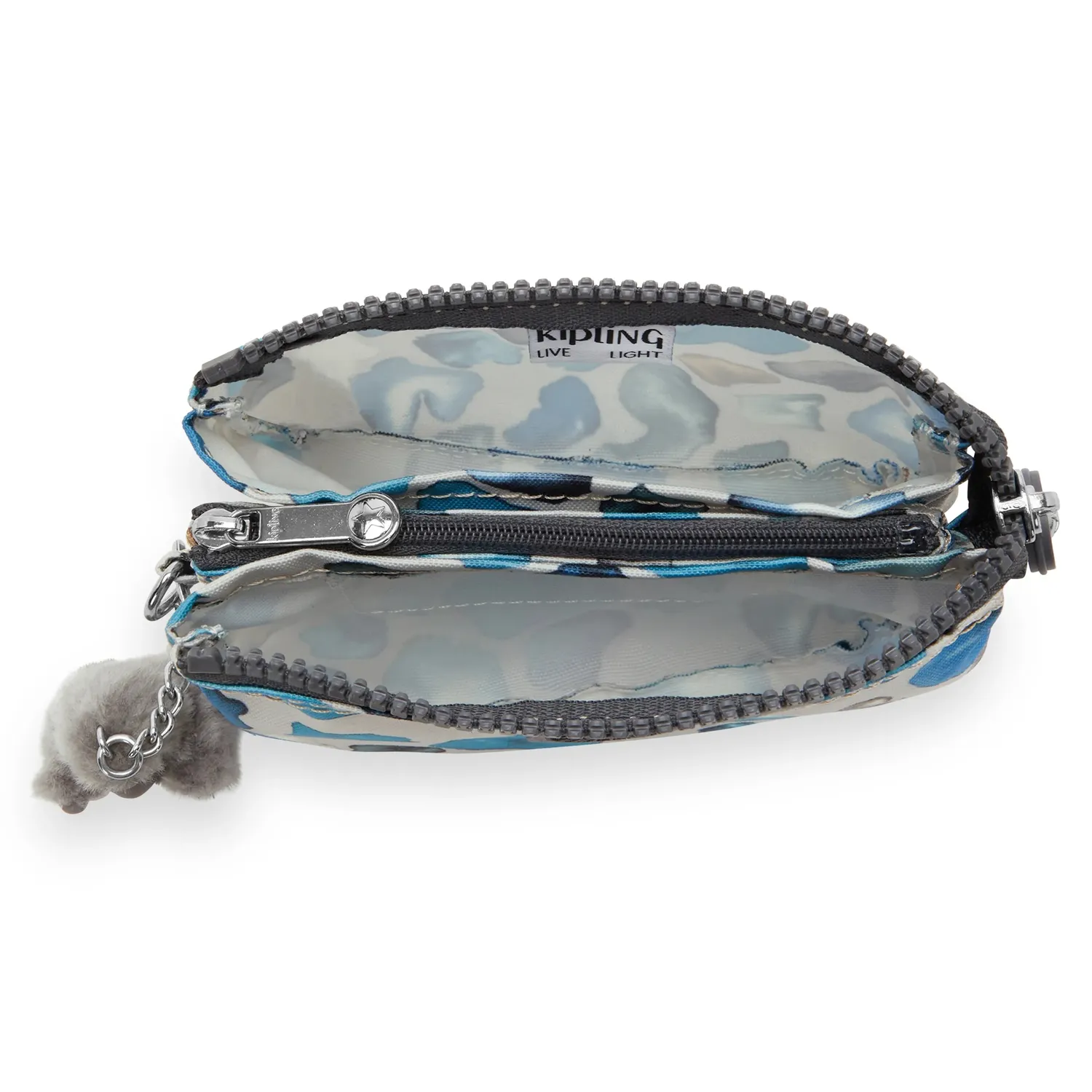 Kipling Creativity S portemonnee Mineral Stone klein met rits