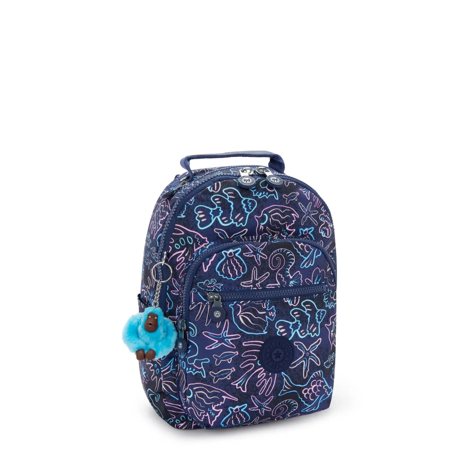 Kipling Seoul S kleine rugzak Disco Fish 11 inch