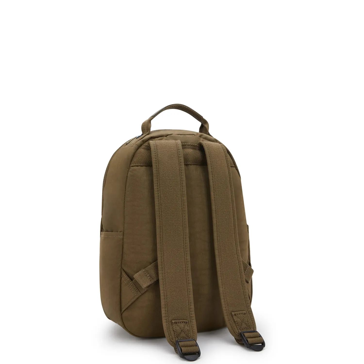 Kipling Seoul S rugzak Smooth Khaki klein met tabletvak