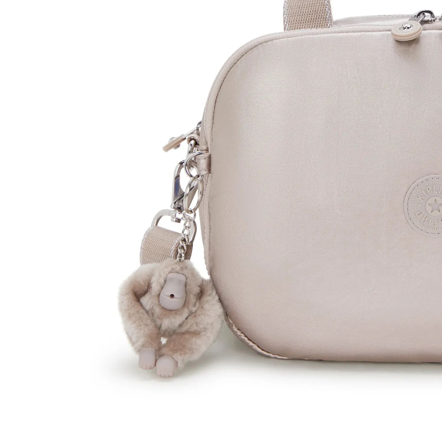 Kipling Palmbeach toilettas Groot Metallic Glow glans