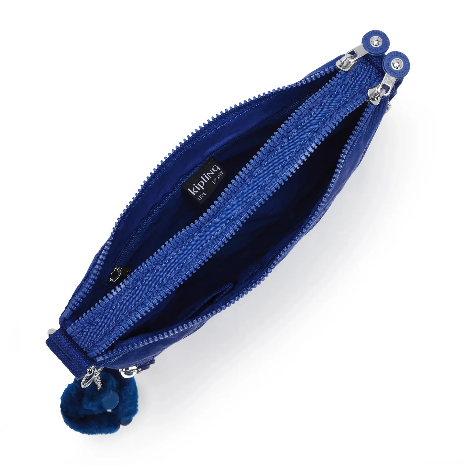 Kipling Alvar Medium schoudertas Blazing Blue waterafstotend