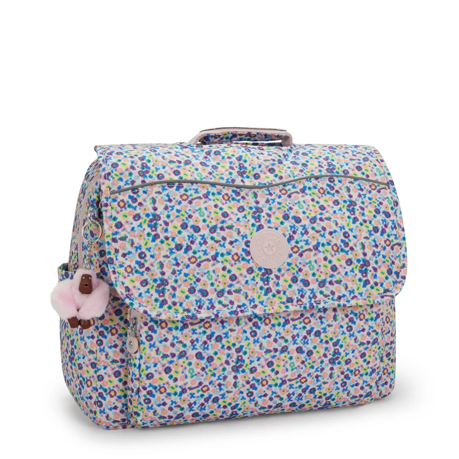 Kipling Codie L schoolrugzak Digi Flower Print groot A4