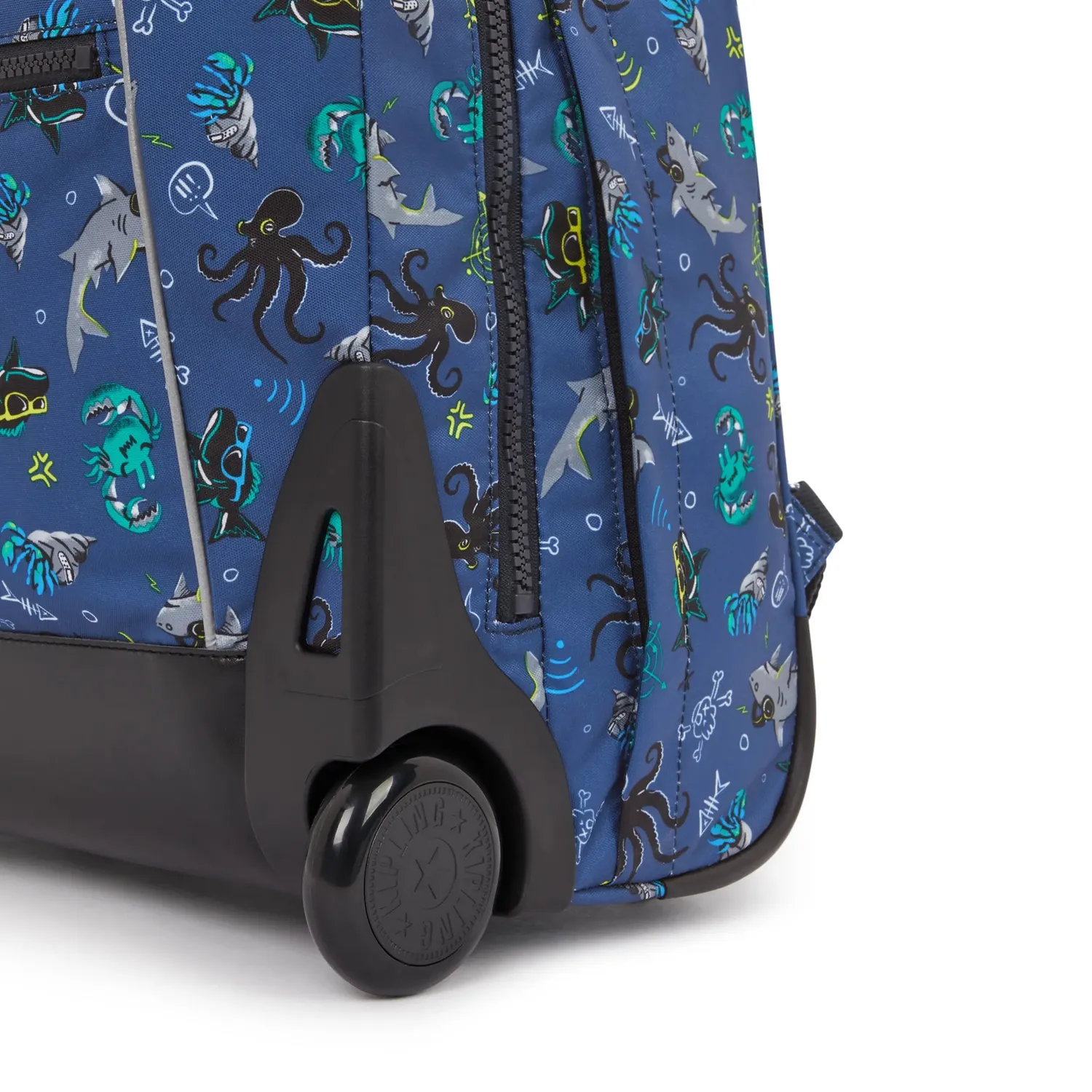 Kipling Giorno rugzak Undersea Party groot met wieltjes