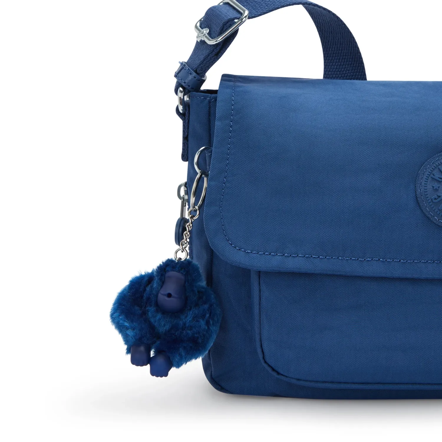 Kipling Dalma crossbody Medium Casual Blue handsfree vakken