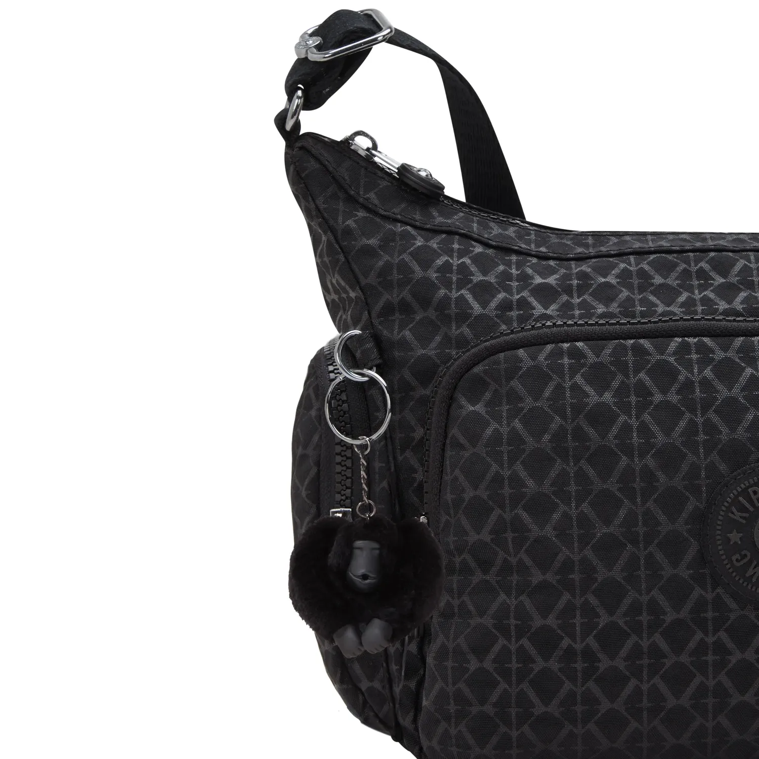 Kipling Gabb S crossbodytas Medium Signature Emb met print