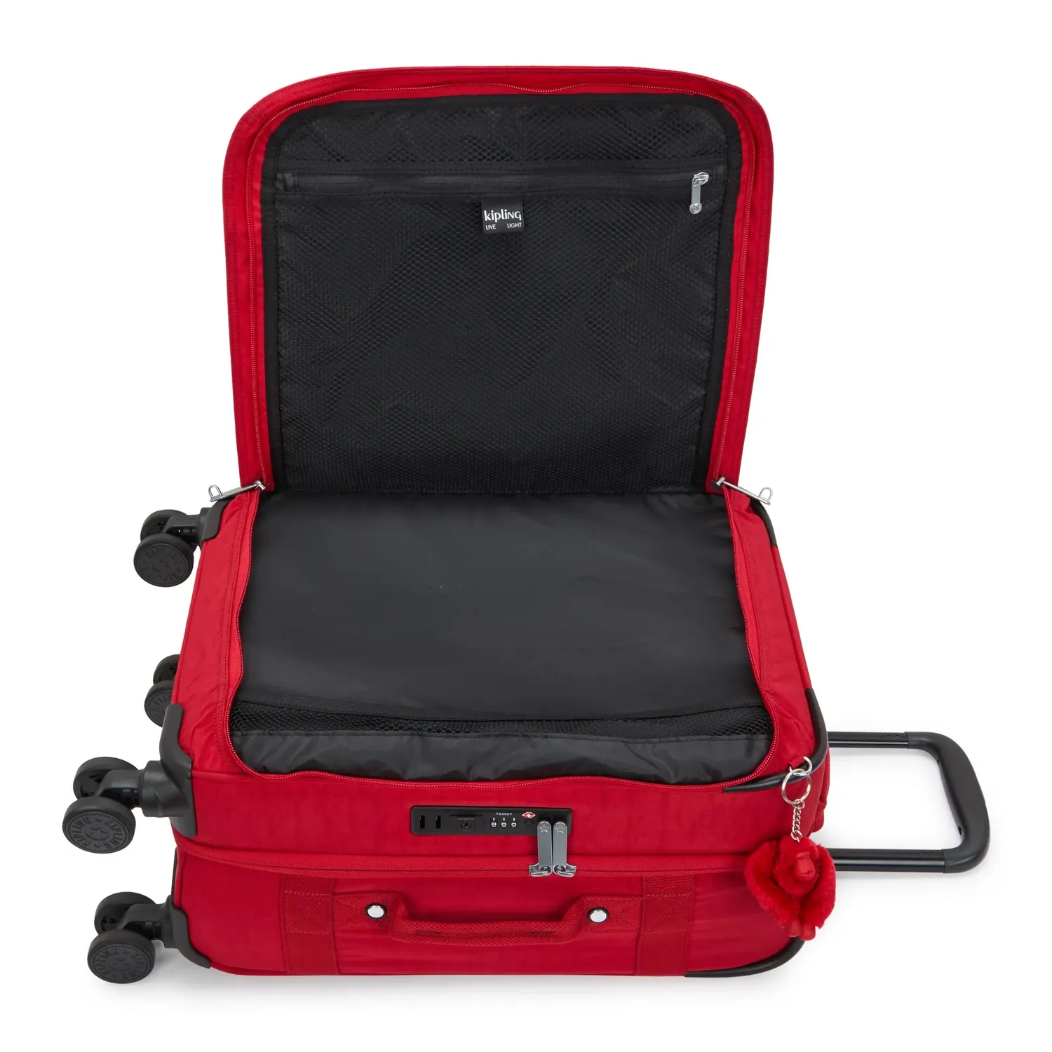 Kipling Spontaneous S Koffer Klein Ruby Red handbagage