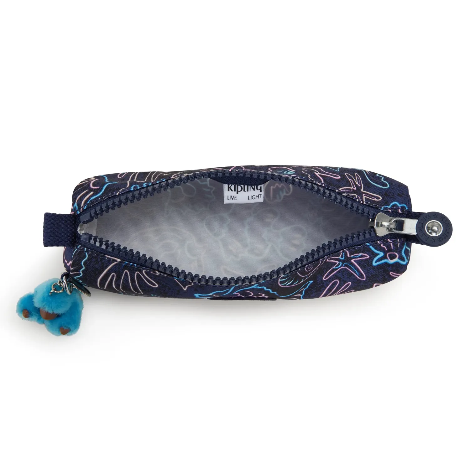 Kipling Freedom pennenzak Medium Disco Fish waterafstotend